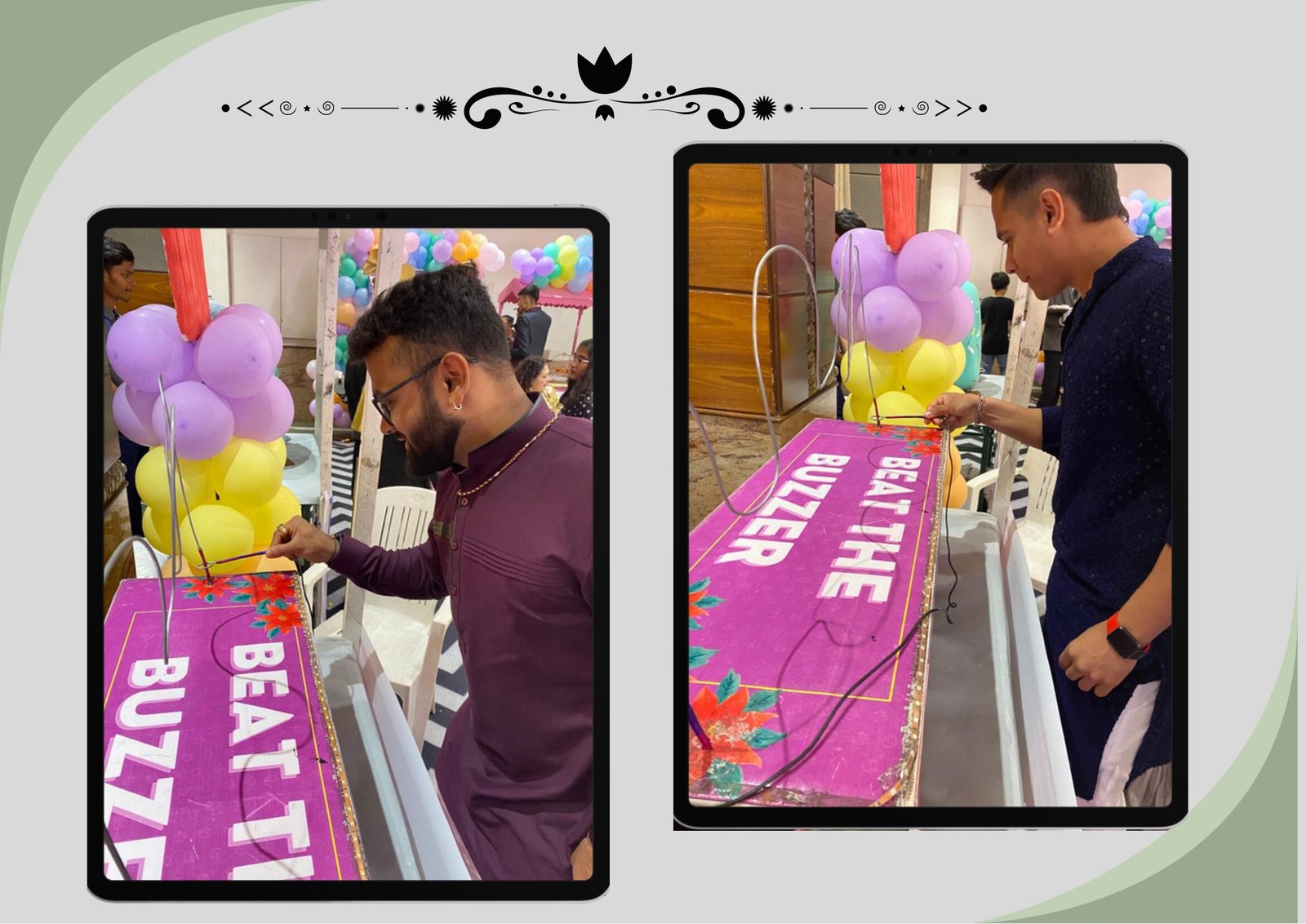 Beat The Buzzer - carnival game stall for wedding and events