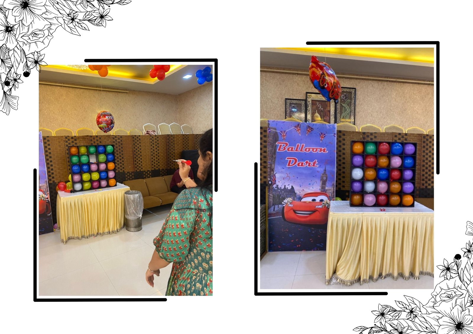 Balloon Dart carnival game