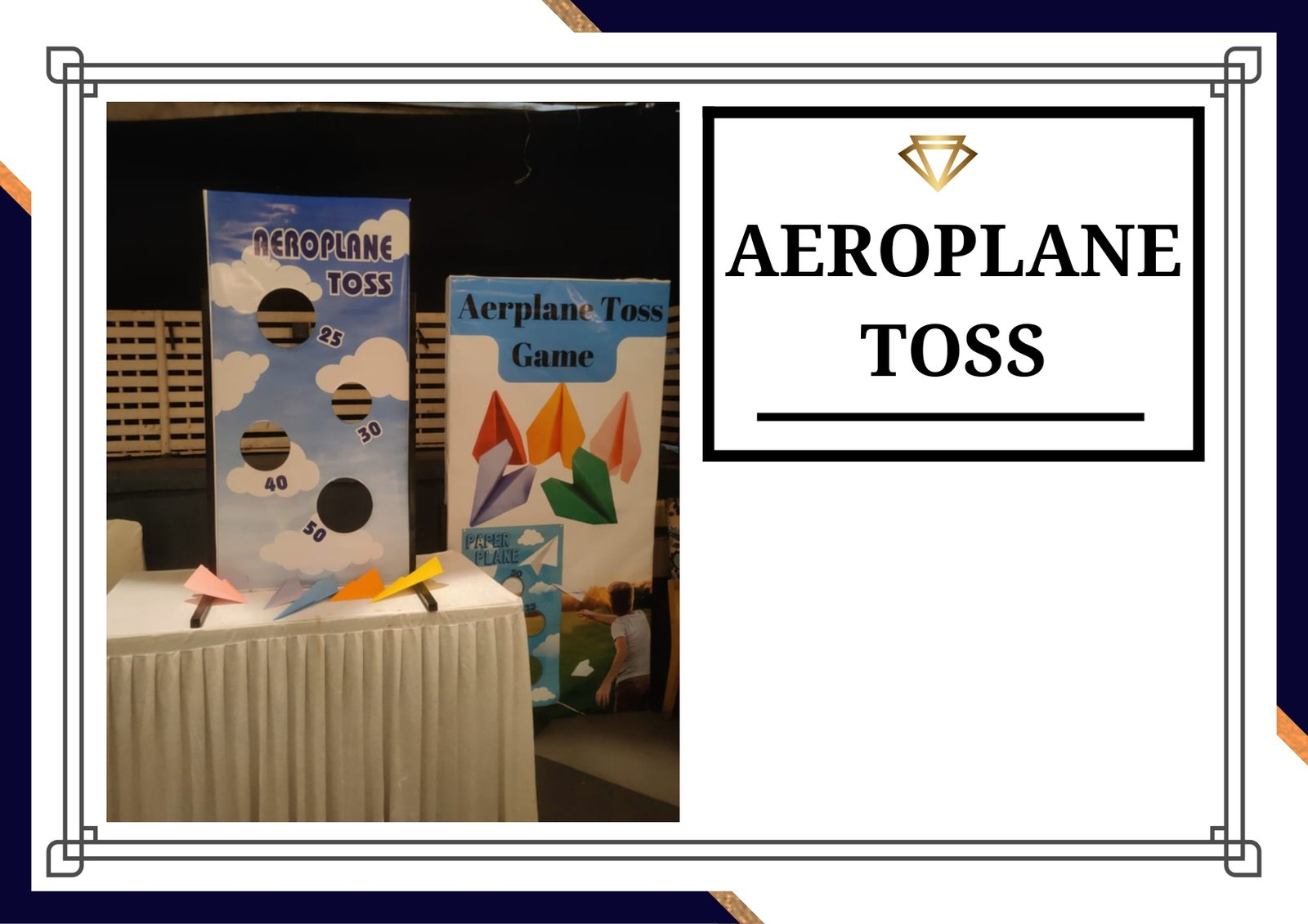 Aeroplane Toss carnival game