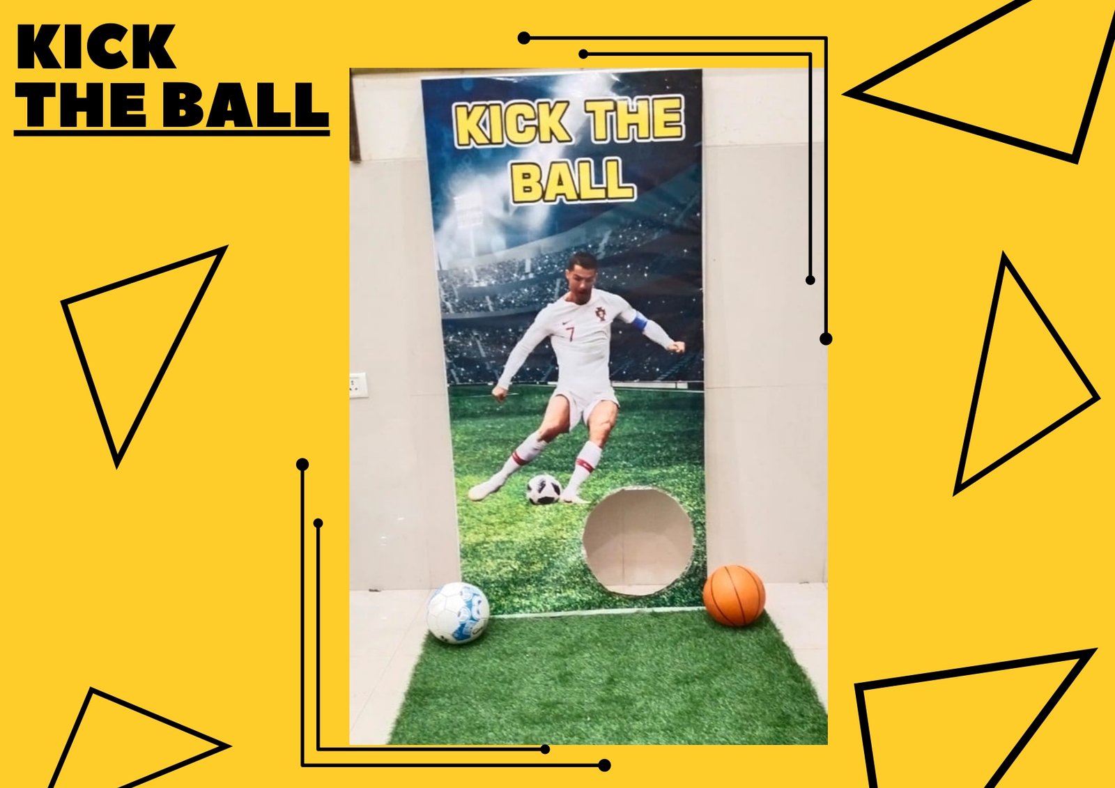 Kick The Ball carnival game